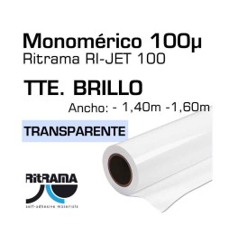 Vinilo imprimible transparente monomérico brillo Ritrama RI-JET 100