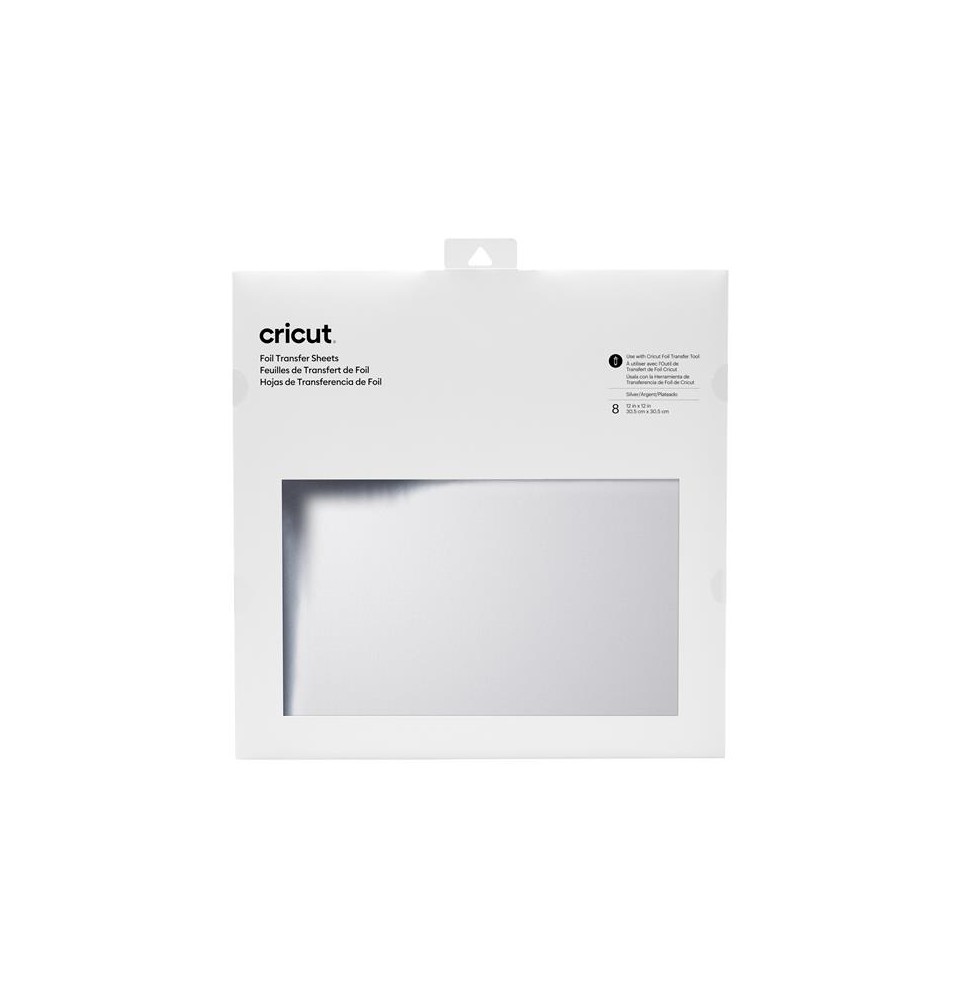 Cricut Transfer Foil Silver 12x12 (8)