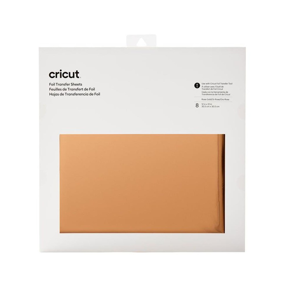 Cricut Transfer Foil Rose Gold 12x12 (8)