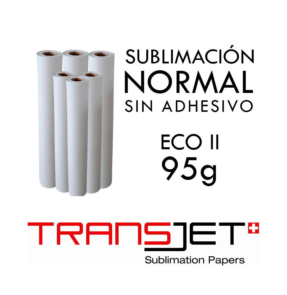 Papel Sublimación Transjet EcoII 95g 1,62x150m